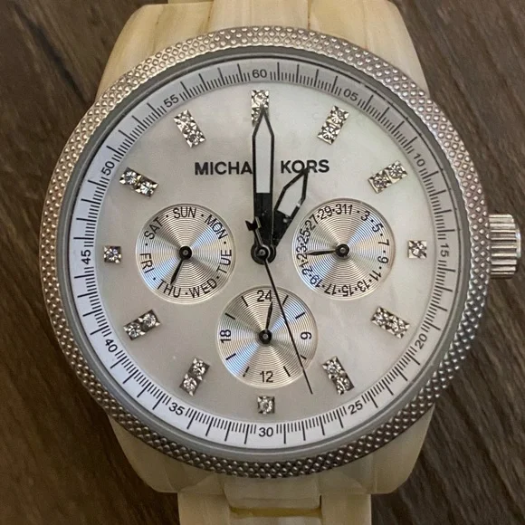 Michael Kors | Accessories | Michael Kors White Resin Watch  display picture 1